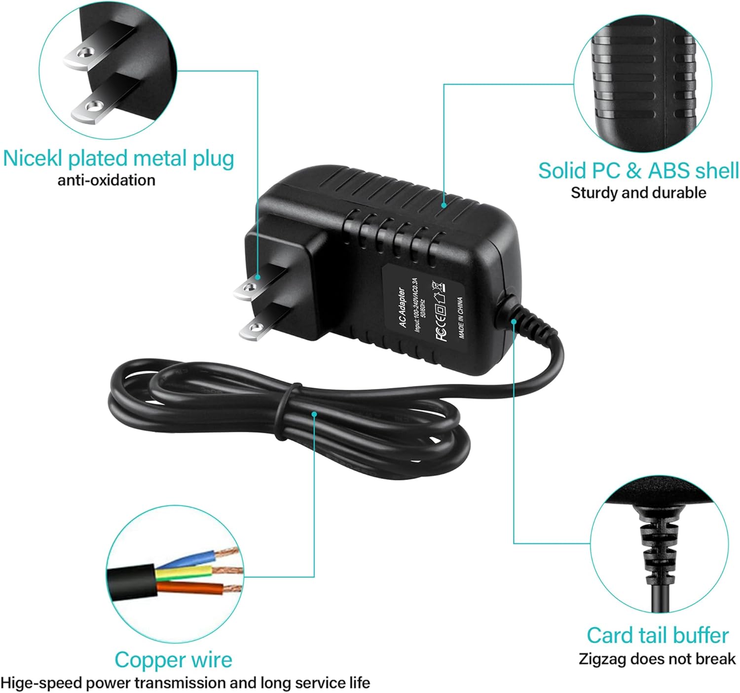 Adaptador de CA de repuesto para X Hover-1 My First H1-MFEB 25.2V 4Ah E-Bike Ebike DC Fuente de alimentación