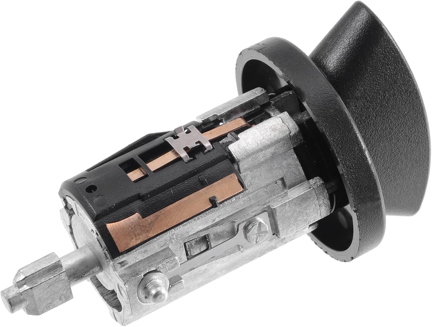 X AUTOHAUX F85Z-11582-AA 1L3Z-11582-A Cilindro de bloqueo del interruptor de arranque de encendido del motor con 2 llaves para Ford F-150 1996-2004