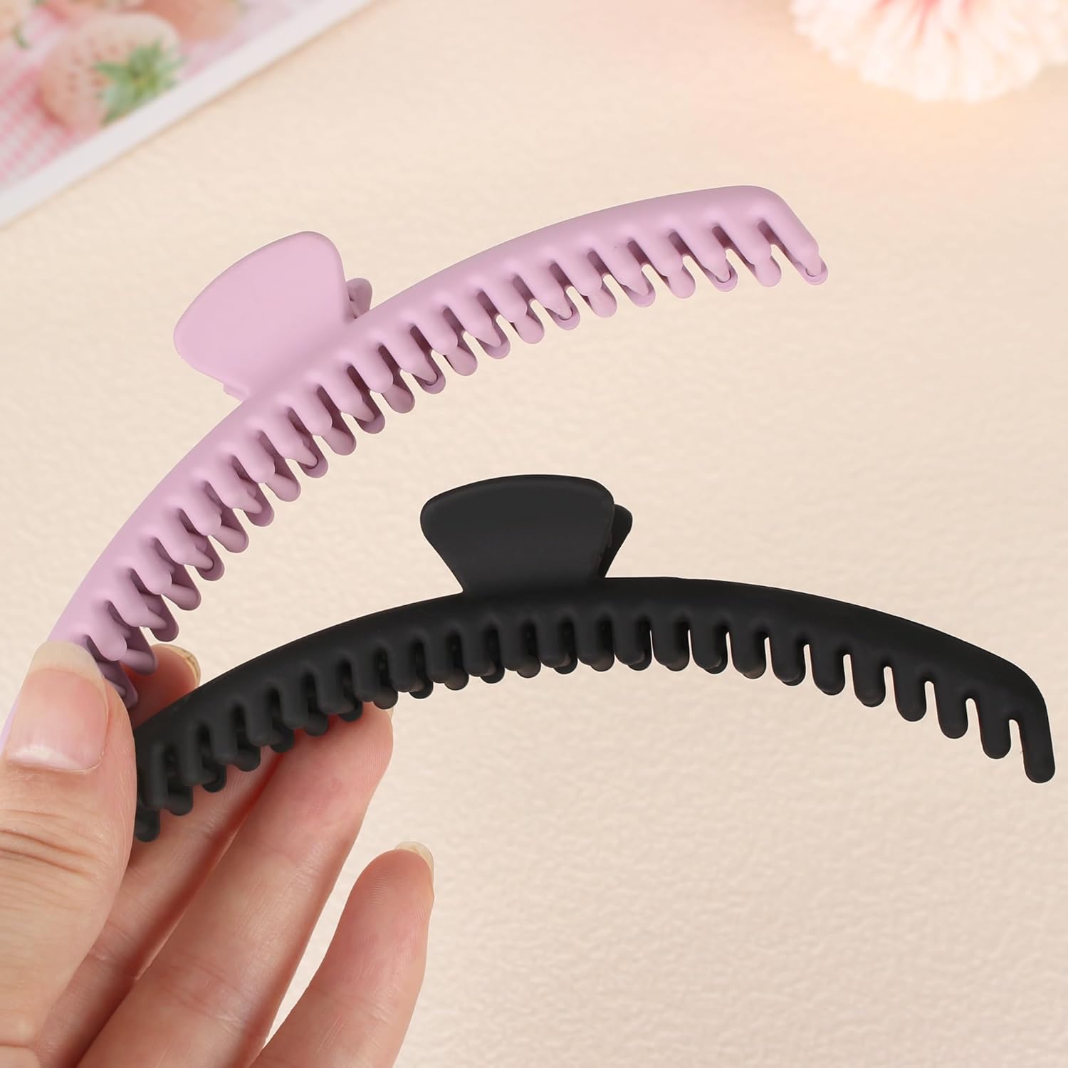 Hold Everything – Pinza para cabello grueso y fino, pasadores de cabello grande para mujeres y niñas, cabello lacio, ondulado y rizado, clip de