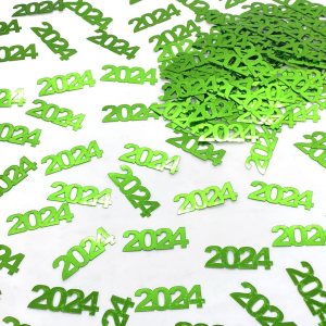Confeti Año 2024 Verde – Paquete al por menor #7639 QS0 Confeti Año 2024 Verde – Paquete al por menor #7639 QS0