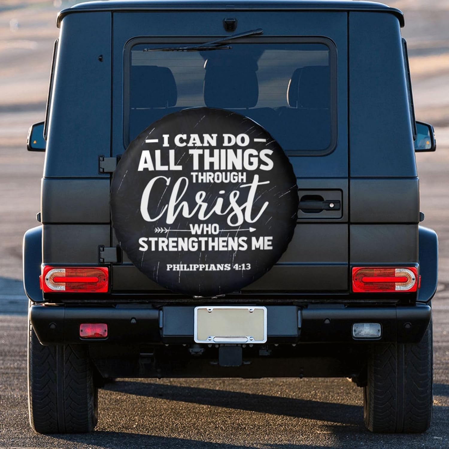 I Can Do All Things – Funda de repuesto impermeable con versículo bíblico cristiano, regalos de fe para remolque, RV, SUV, camión, cámper,
