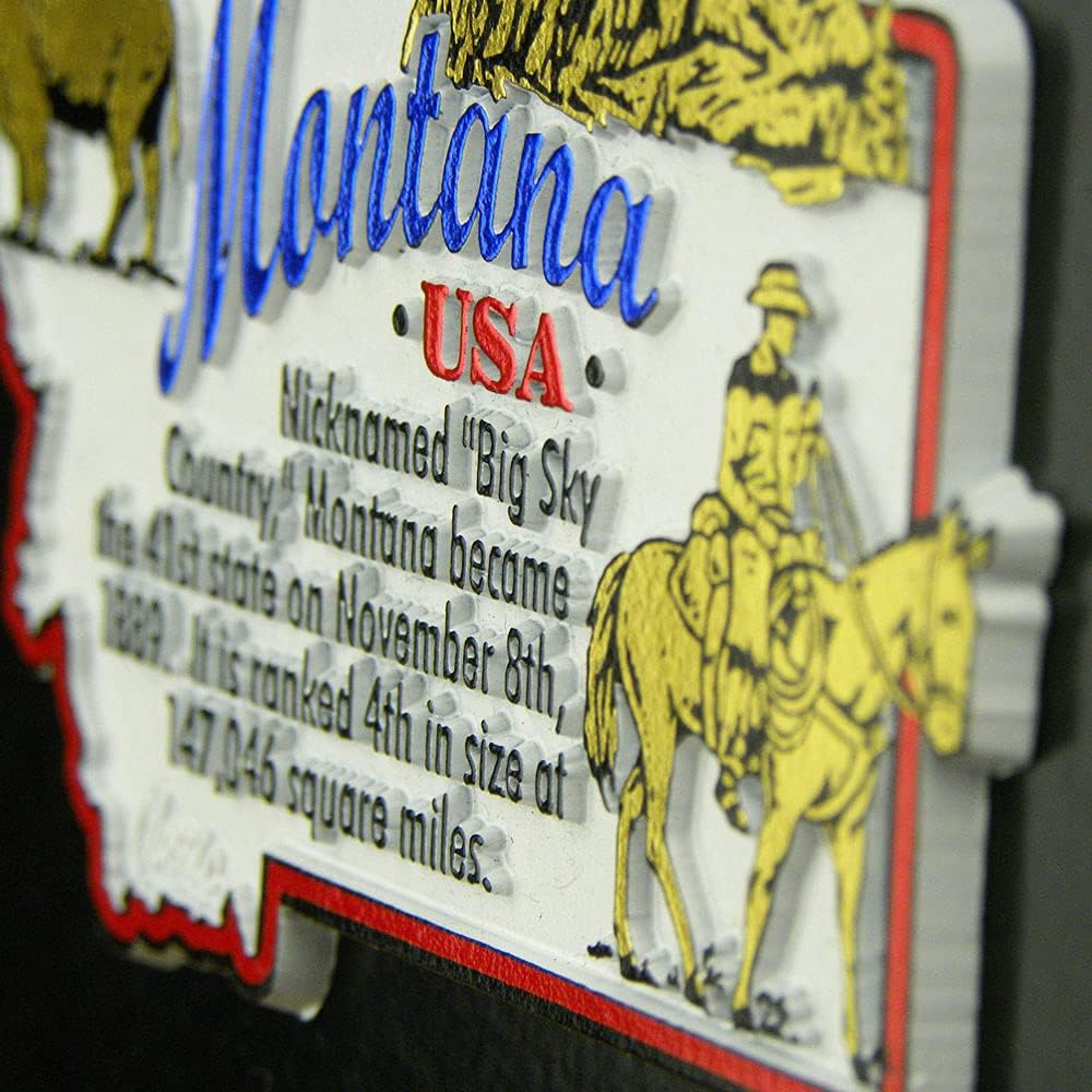 Imán de Kentucky Information State de Classic Magnets, 4.1 x 2.1 pulgadas, recuerdos coleccionables fabricados en los Estados Unidos