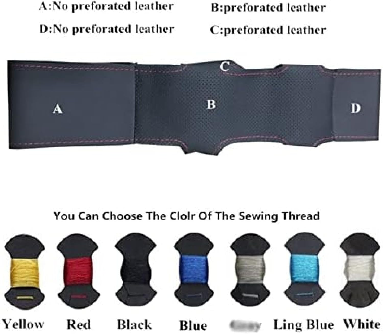 WouND Funda para volante de automóvil, para BYD Song Plus Dmi Qin Pro Max Yuan Tang HAN EV 2015-2023, línea roja, transpirable, antideslizante,