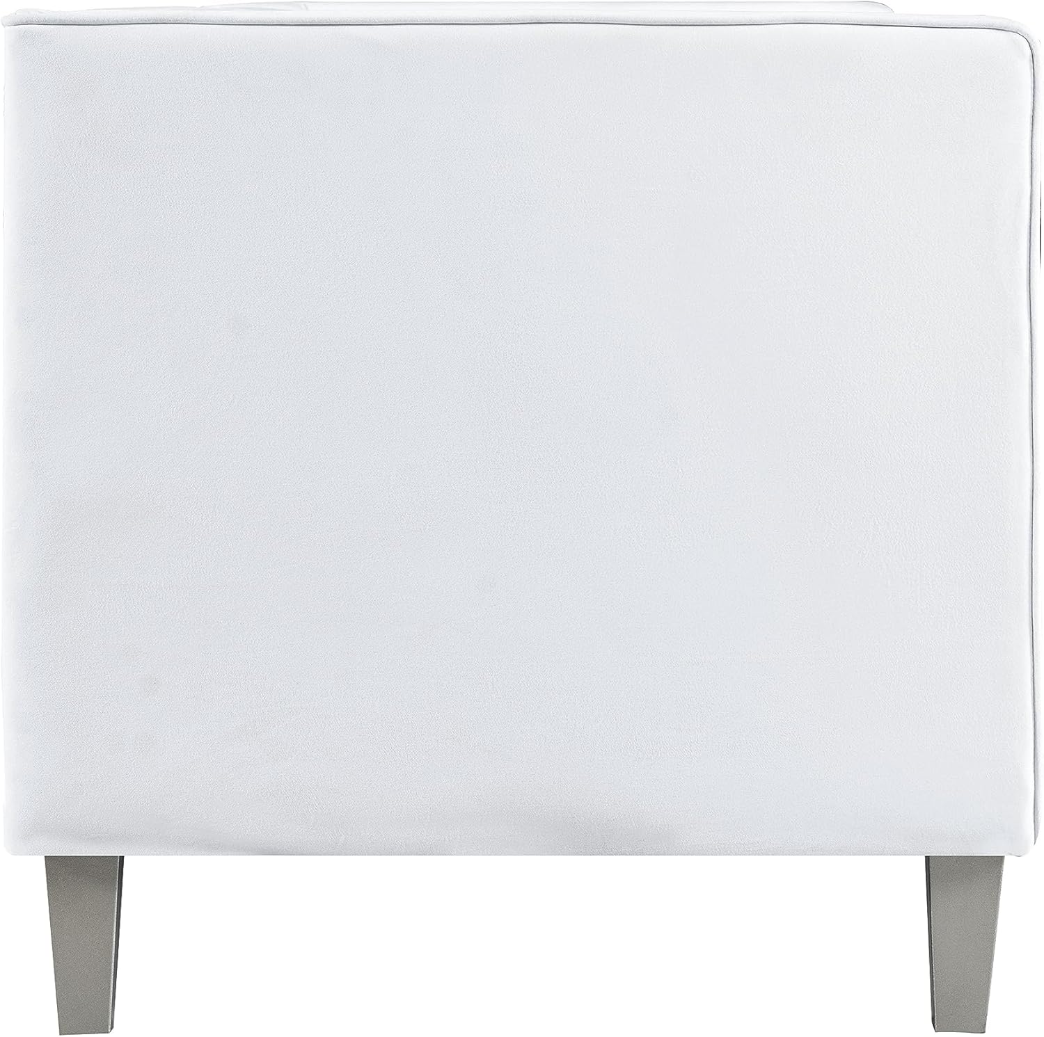 Naomi Home Tuxedo – Sofá de dos plazas pequeño moderno para sala de estar, sofá de mediados de siglo, muebles para espacios pequeños, cojín