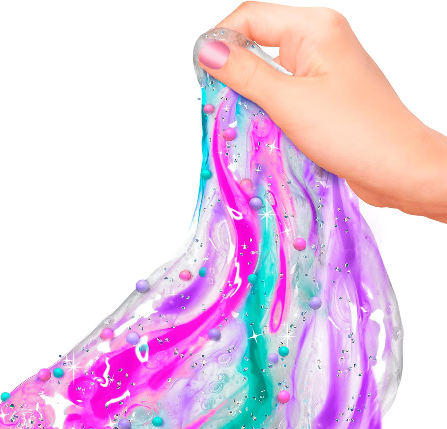 Canal Toys So Slime Glow Slime, paquete de 5, divertido kit de slime que brilla en la oscuridad con contenedor. Estirar, aplastar y jugar
