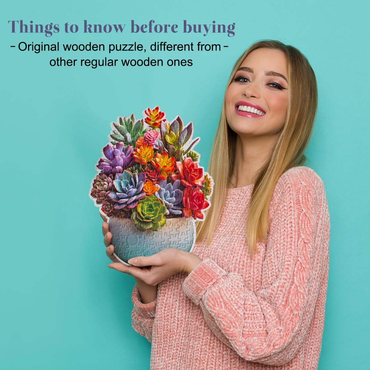 Rompecabezas de madera con formas únicas, rompecabezas de 179 piezas para adultos, adolescentes y familia, para el día de San Valentín, día de la