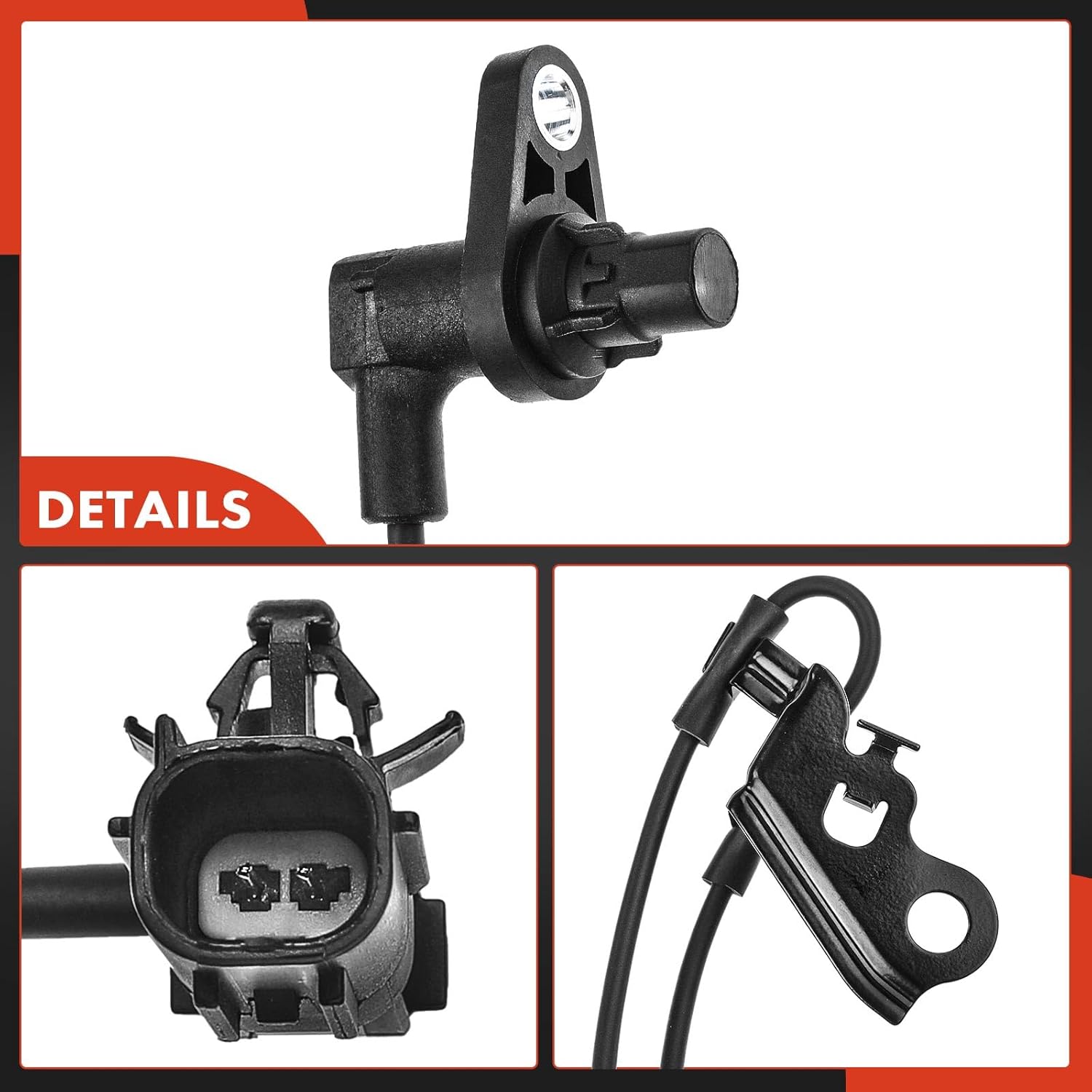 A-Premium Sensor de velocidad de rueda ABS compatible con modelos Toyota Corolla 2009 2010 2011 2012 2013 – lado delantero del conductor y del