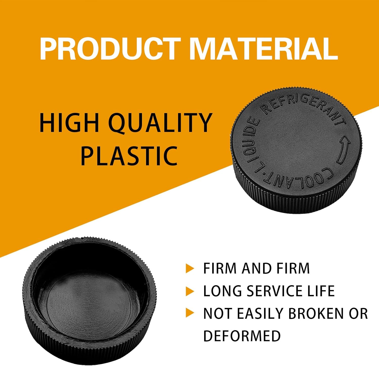 2 tapas de refrigerante automotriz, 1.49 x 0.43 pulgadas, tapa de fijación de sellado del tanque del radiador del motor, accesorios OEM 21712-79900,