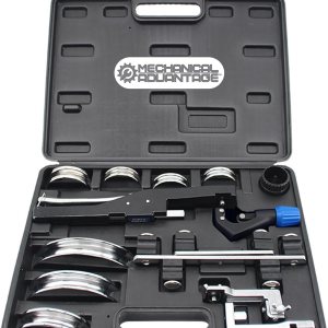 Kit doblador de tubos de trinquete con doblador de tubos inverso, herramienta de desbarbado, cortador de tubos para tubos de cobre y aluminio en Kit doblador de tubos de trinquete con doblador de tubos inverso, herramienta de desbarbado, cortador de tubos para tubos de cobre y aluminio en