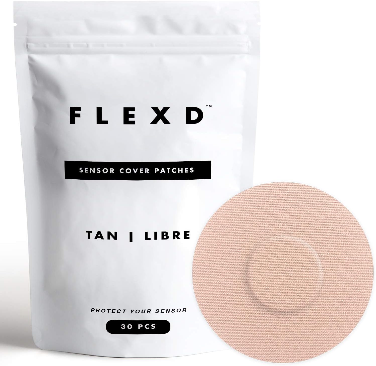Cubiertas de sensor impermeables Freestyle para Libre 2 y 3 – (30 piezas) – Cubiertas de sensor Libre 3 – Parches Adhesivos CGM – Sin adhesivo en el