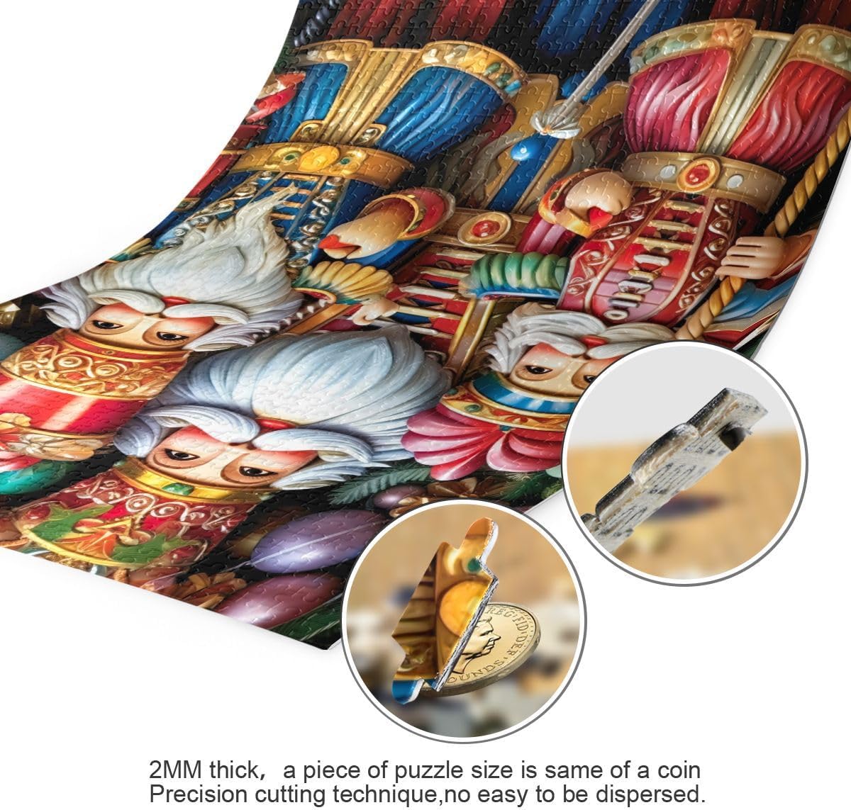 Rompecabezas de 1000 piezas de marioneta de cascanueces para ilustraciones de juegos para adultos, adolescentes y niños 20323020