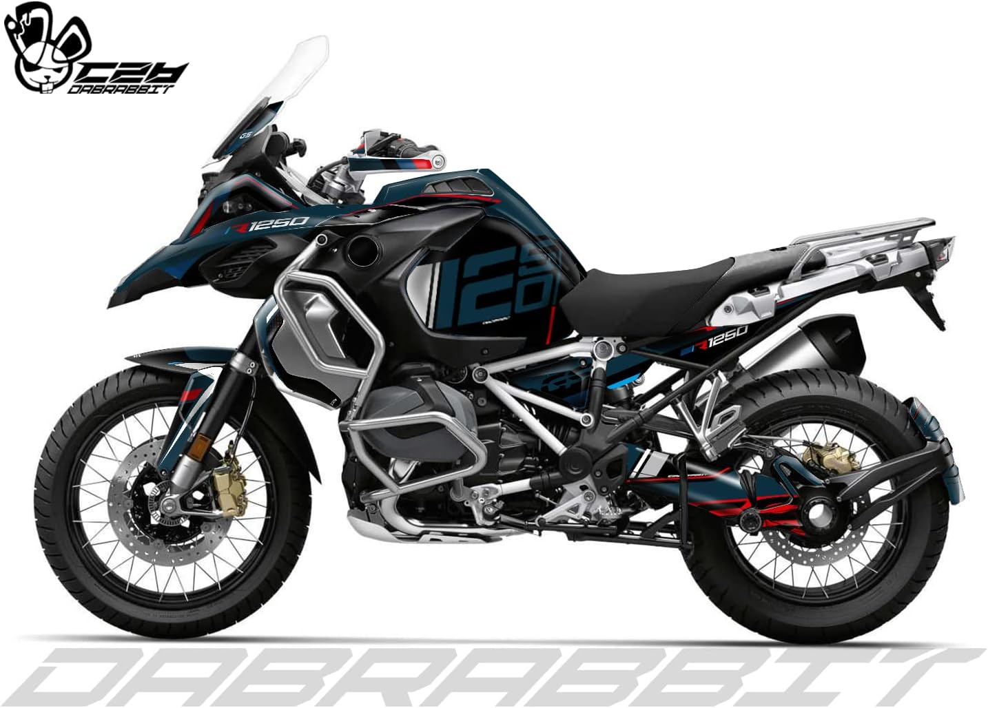 NUEVO Kit de gráficos para BMW R 1250 1200 GS Adventure (14) Kit de calcomanías (TWT-BN) (R 1250 GS – BRILLANTE)