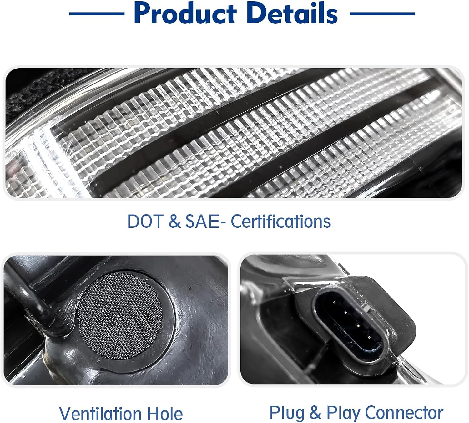 Espejo de remolque secuencial LED compatible con F150 2015-2022F250 F350 F450 Super Duty 2017-2022