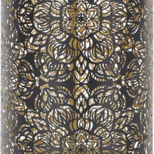 Housoutil Pantalla hueca de la lámpara de escritorio de la pantalla de la lámpara colgante de metal negro lámpara de malla de metal negro cubierta Housoutil Pantalla hueca de la lámpara de escritorio de la pantalla de la lámpara colgante de metal negro lámpara de malla de metal negro cubierta