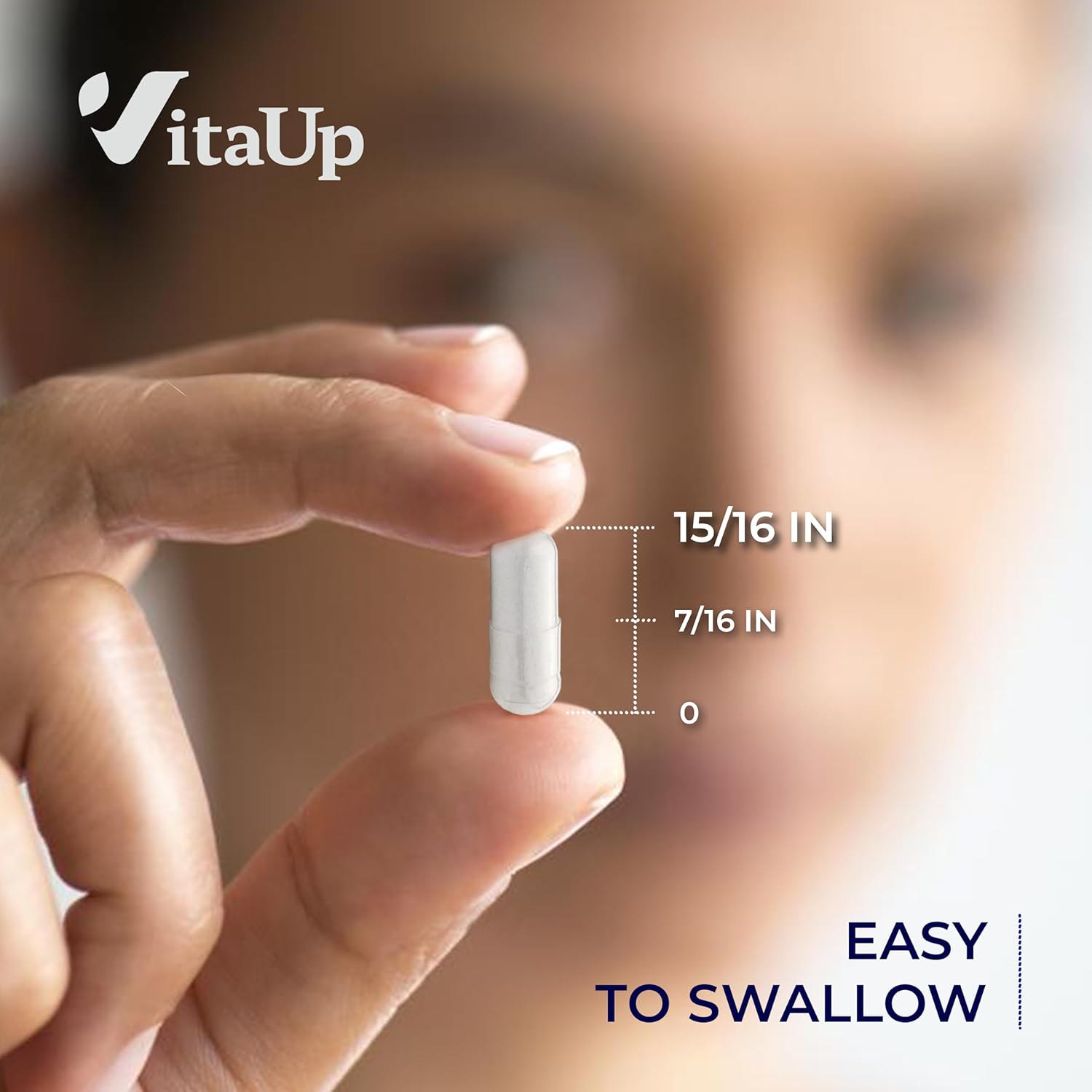 VitaUp Glicinato de magnesio 200 mg  Bisglicinato de magnesio fabricado en Estados Unidos  Alivio del estrés y corazón, músculo, metabolismo, apoyo