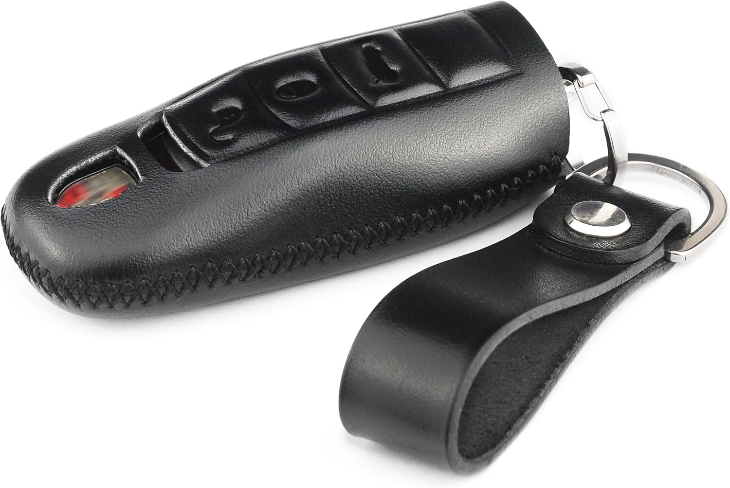 Funda de piel italiana para llavero compatible con Boxster Turbo Porsche Cayenne Panamera Macan Cayman 911