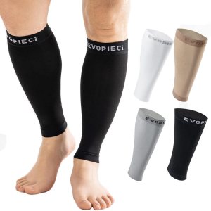 15-20mmHg 1 par de calcetines de compresión para hombres y mujeres con manga ancha de pantorrilla para soporte de piernas, alivio del dolor 15-20mmHg 1 par de calcetines de compresión para hombres y mujeres con manga ancha de pantorrilla para soporte de piernas, alivio del dolor