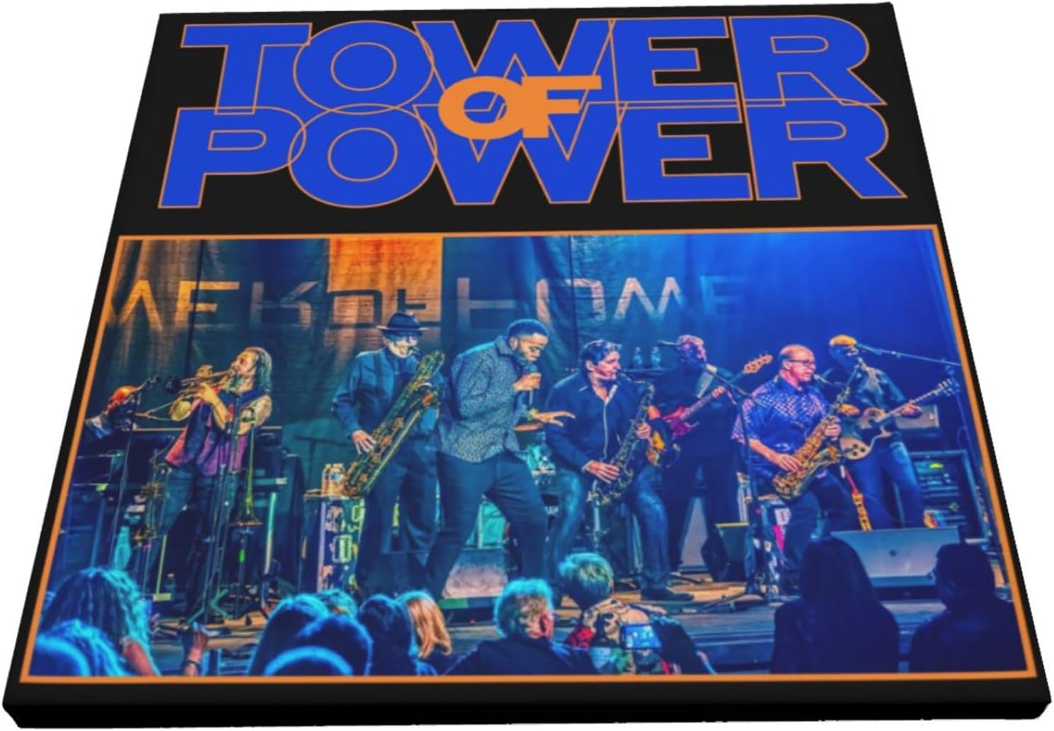 OBLUE Póster artístico de Tower Singer of Power Band para decoración de pared para baño, dormitorio, hogar, oficina, sin marco, 12 x 12 pulgadas