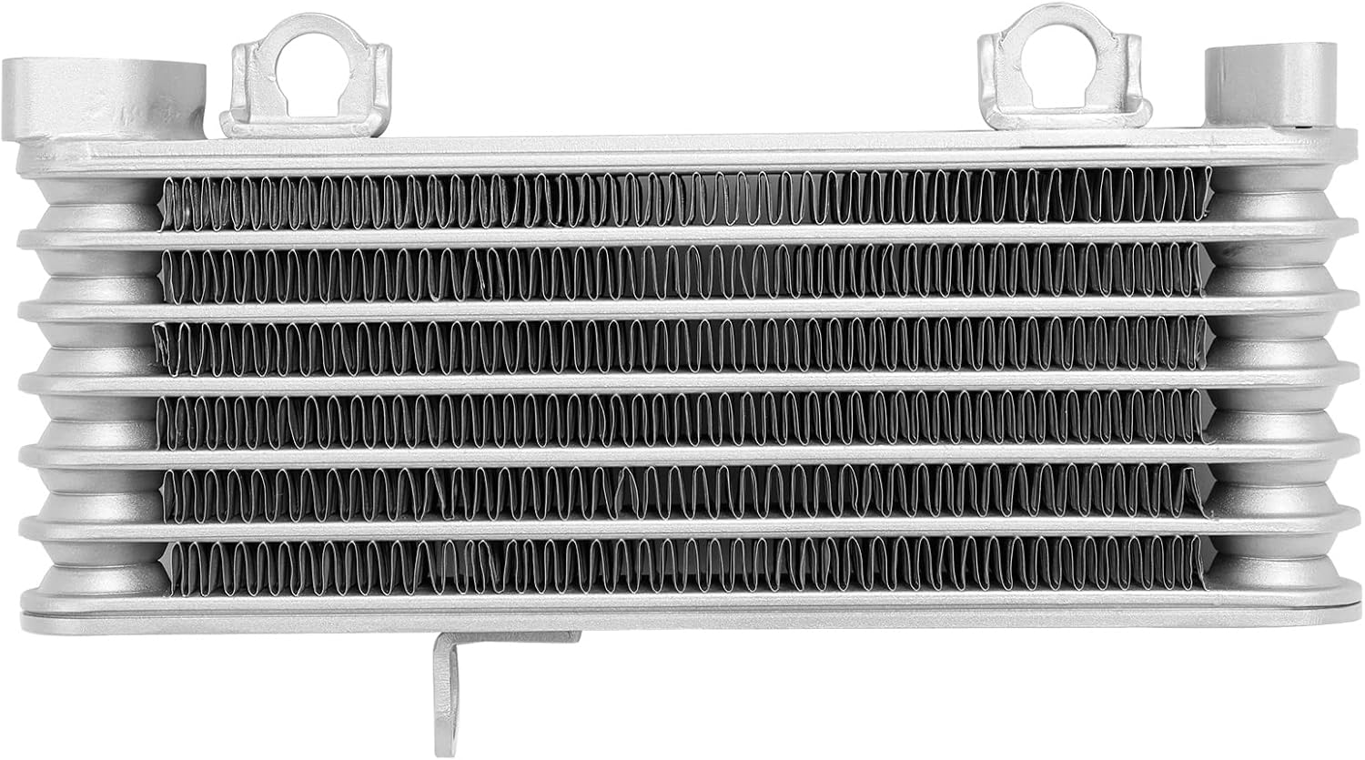 TCT-MOTORPARTS Enfriador de radiador plateado apto para Suzuki GSXR1000 GSXR 1000 07-08 2007 2008