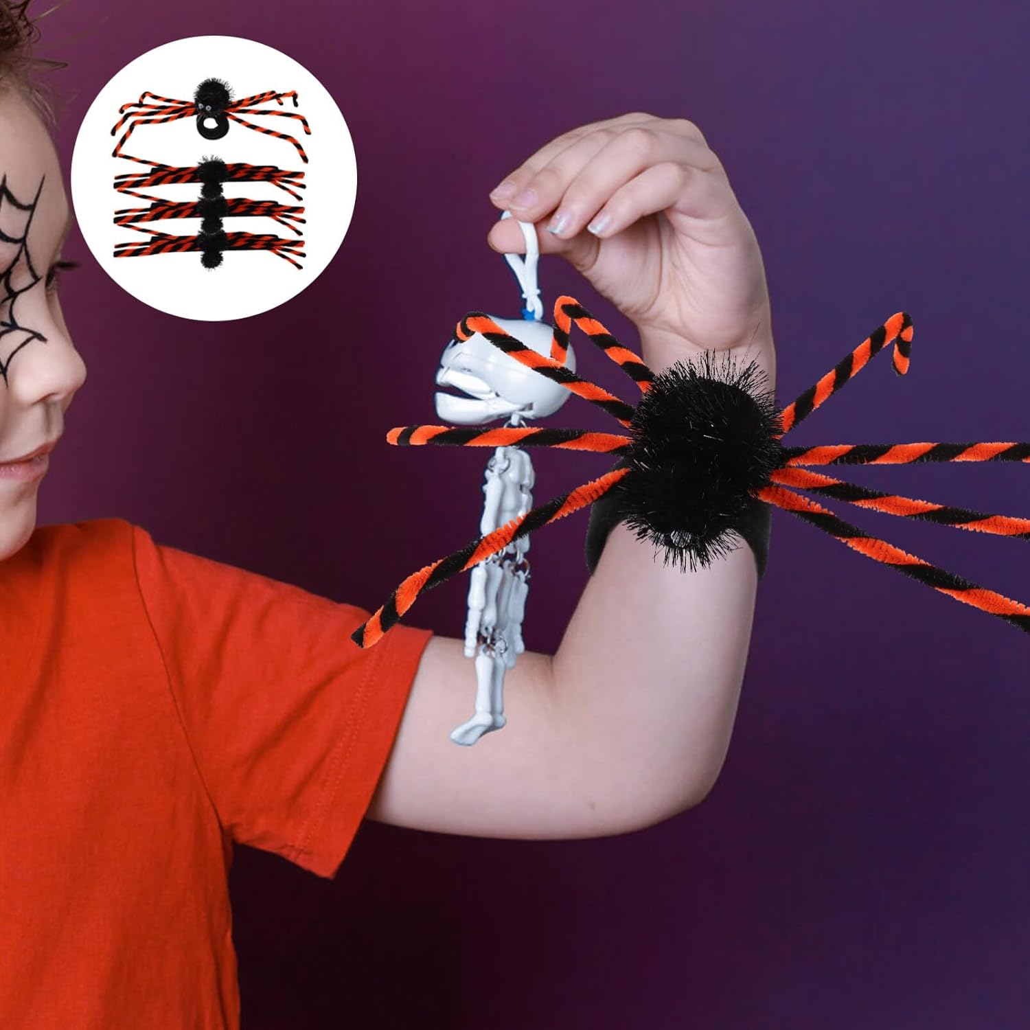 ibasenice Juguetes para adultos, 4 piezas, juguetes de Halloween, juguetes de maquillaje, anillos de dedo, pulsera, regalos para adultos, regalos de