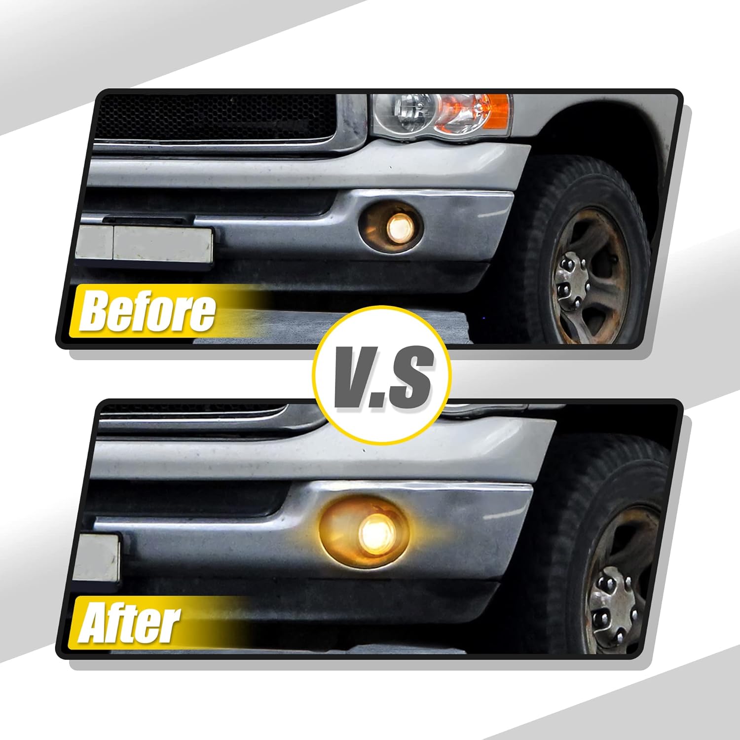 X AUTOHAUX Kit de arnés de cableado de luz antiniebla 56045501AC para Dodge para Ram 1500 2500 3500 4500 5500 camión 2002-2008 lado izquierdo derecho
