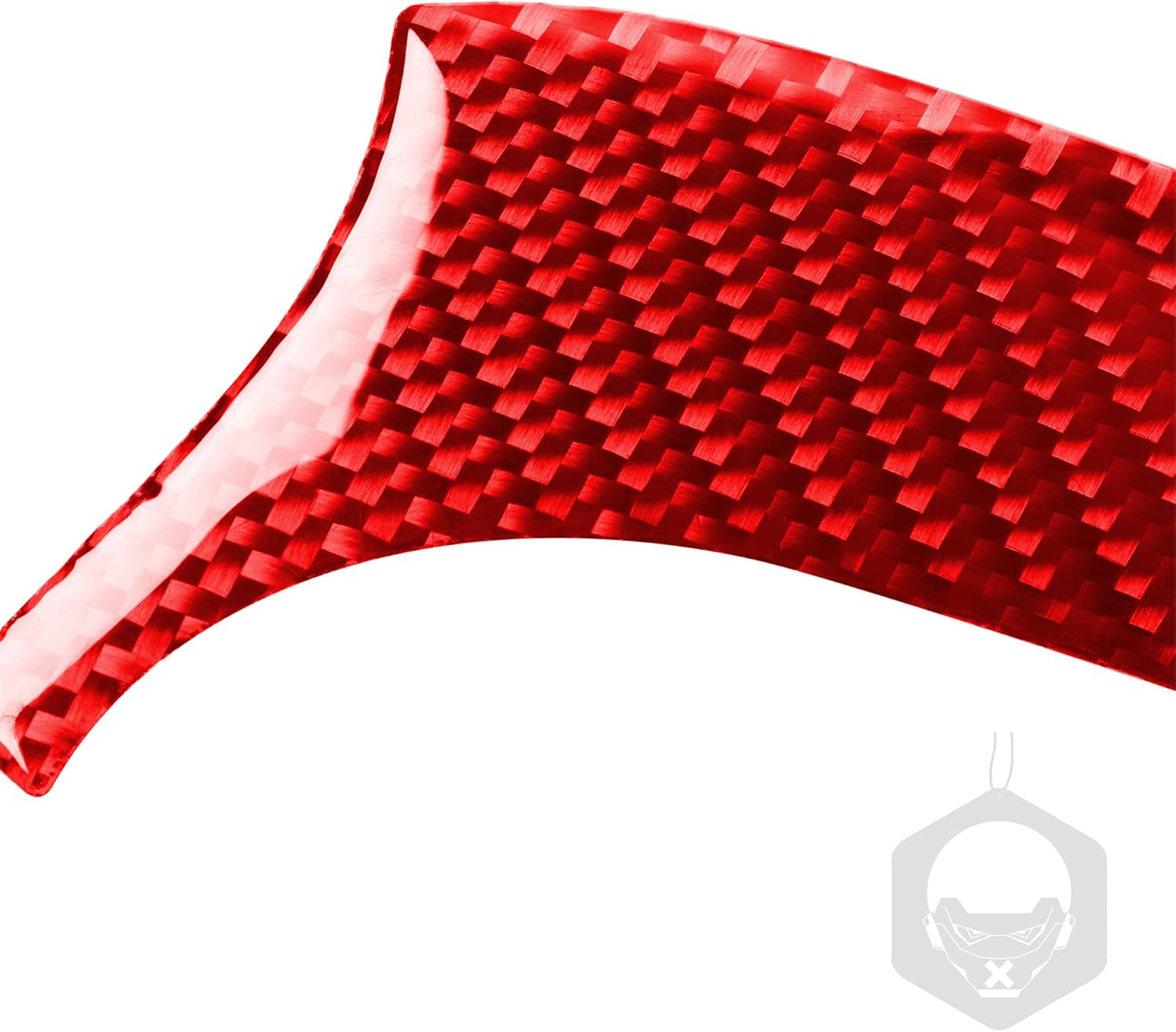 Calcomanía de fibra de carbono compatible con Chevrolet Corvette C6 2005-2013 (rojo, panel de instrumentos de tablero 19)