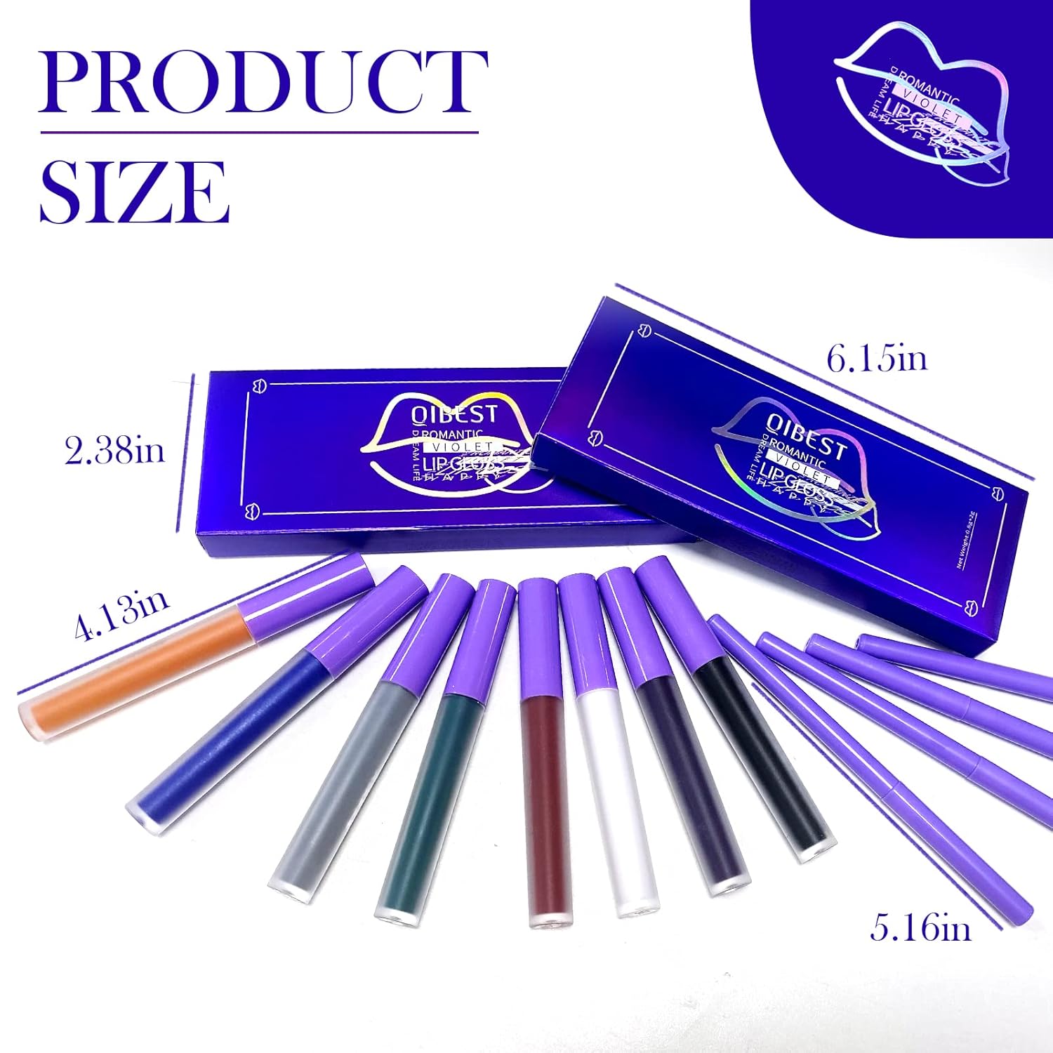 DAGEDA Lápiz labial líquido mate, juego de 2 delineadores de labios y lápiz labial, juego de maquillaje de lápiz labial mate impermeable de larga