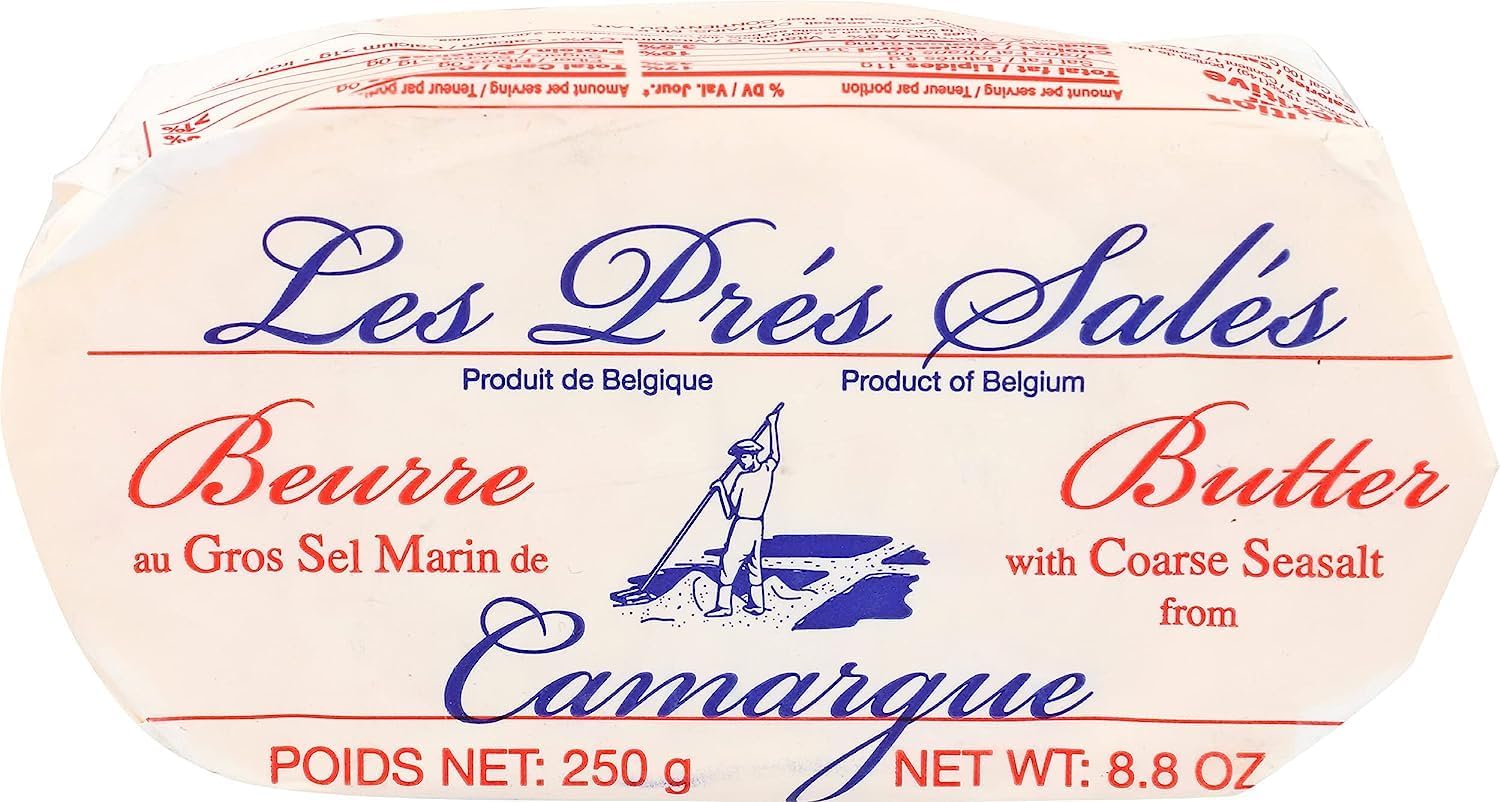 LES PRES SALES Mantequilla de Camarga Sal Marina 8.8 oz (8 unidades)