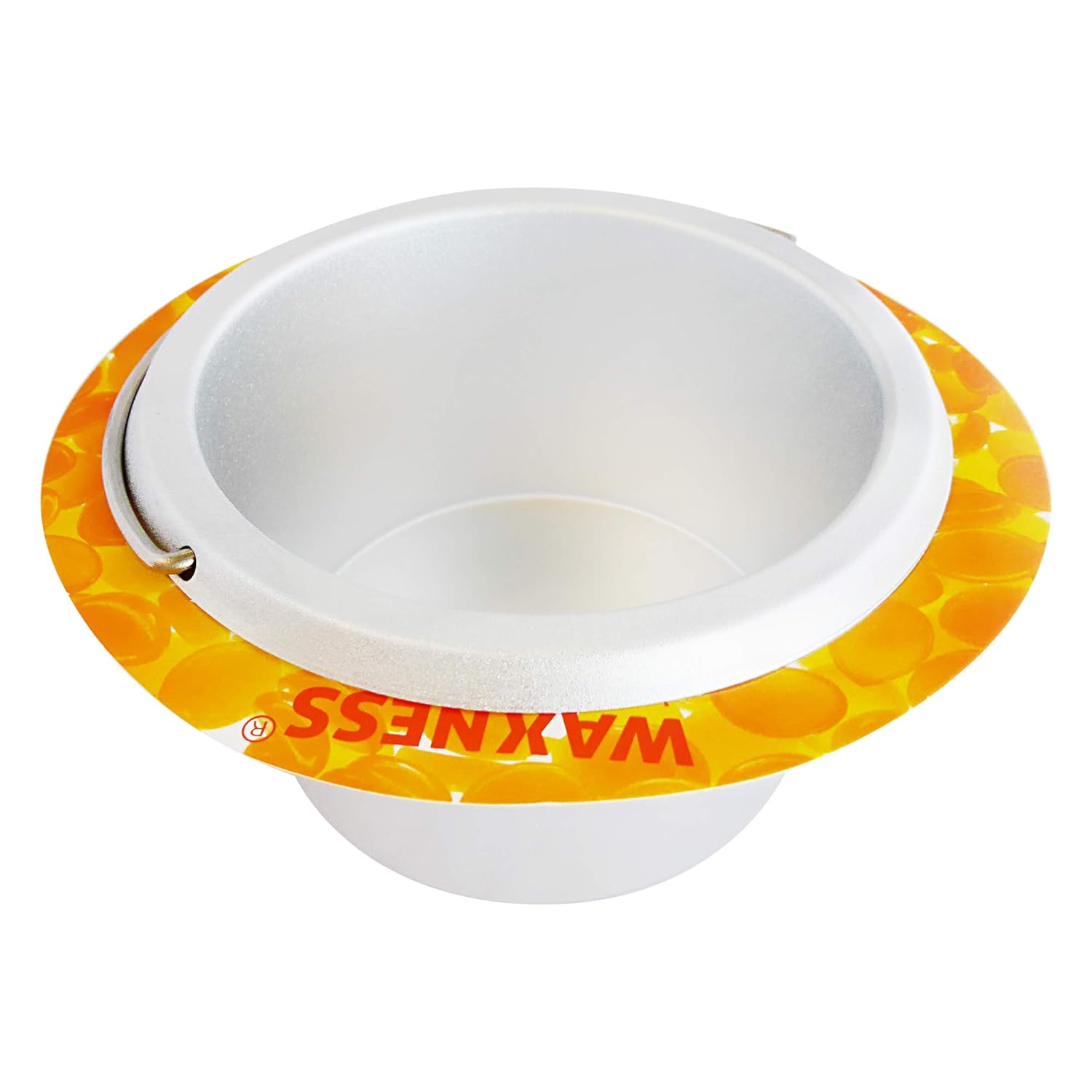 Paquete de 50 collares de protección de cera Waxness, color amarillo, se adapta a la mayoría de marcas de lata de 14 onzas