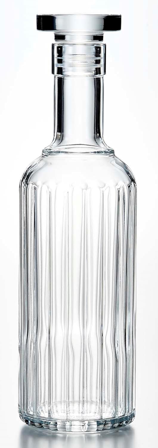 Luigi Bormioli Bach Spirits – Botella con tapón de vidrio, 23.75 onzas, transparente