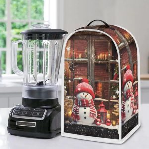 Funda para batidora de muñeco de nieve, cubierta antipolvo, soporte de cocina, cubierta para electrodomésticos, cubierta de batidora de Navidad para Funda para batidora de muñeco de nieve, cubierta antipolvo, soporte de cocina, cubierta para electrodomésticos, cubierta de batidora de Navidad para