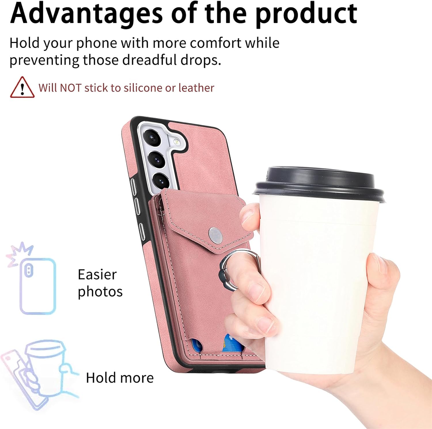 Asuwish Funda tipo cartera compatible con Samsung Galaxy S22 5G y protector de pantalla de vidrio templado, soporte para tarjetas, soporte