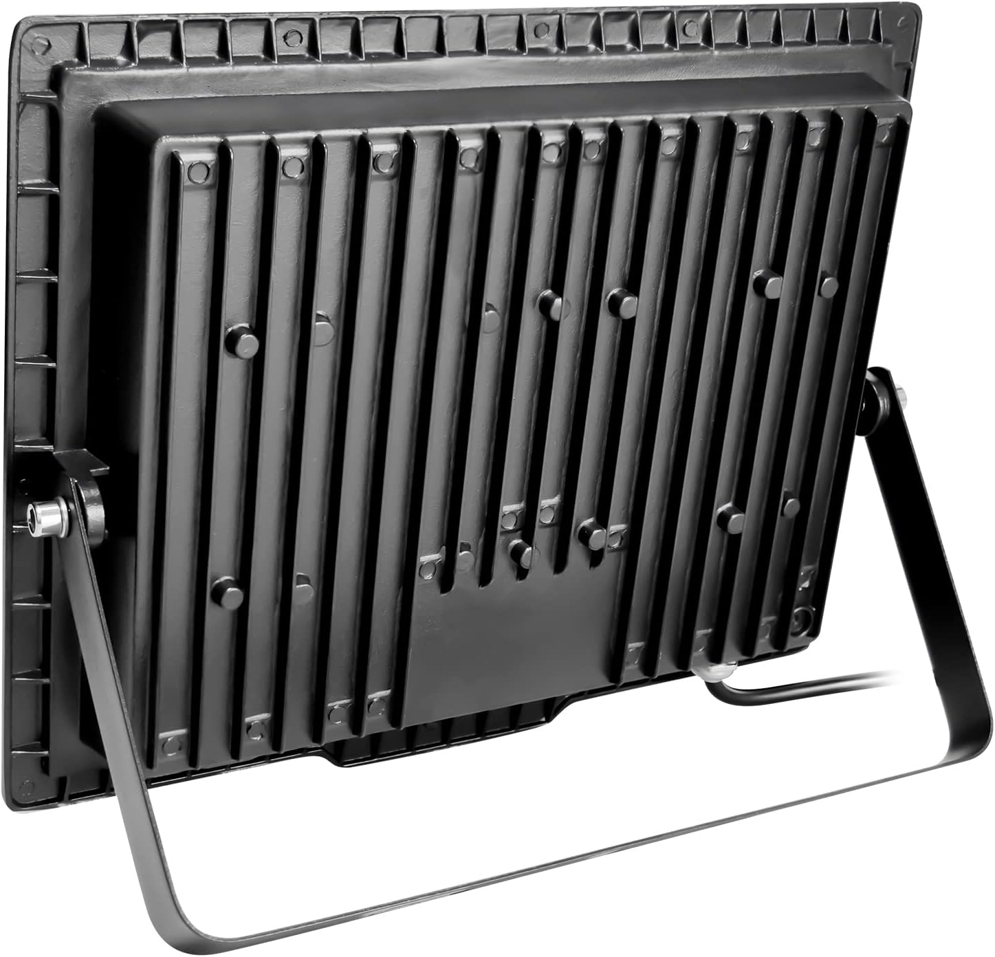 SKYWORLD Paquete de 2 luces LED de inundación para exteriores, 100 W, 10000 lúmenes, luz de inundación LED de seguridad, luz diurna de 4000 K, luz