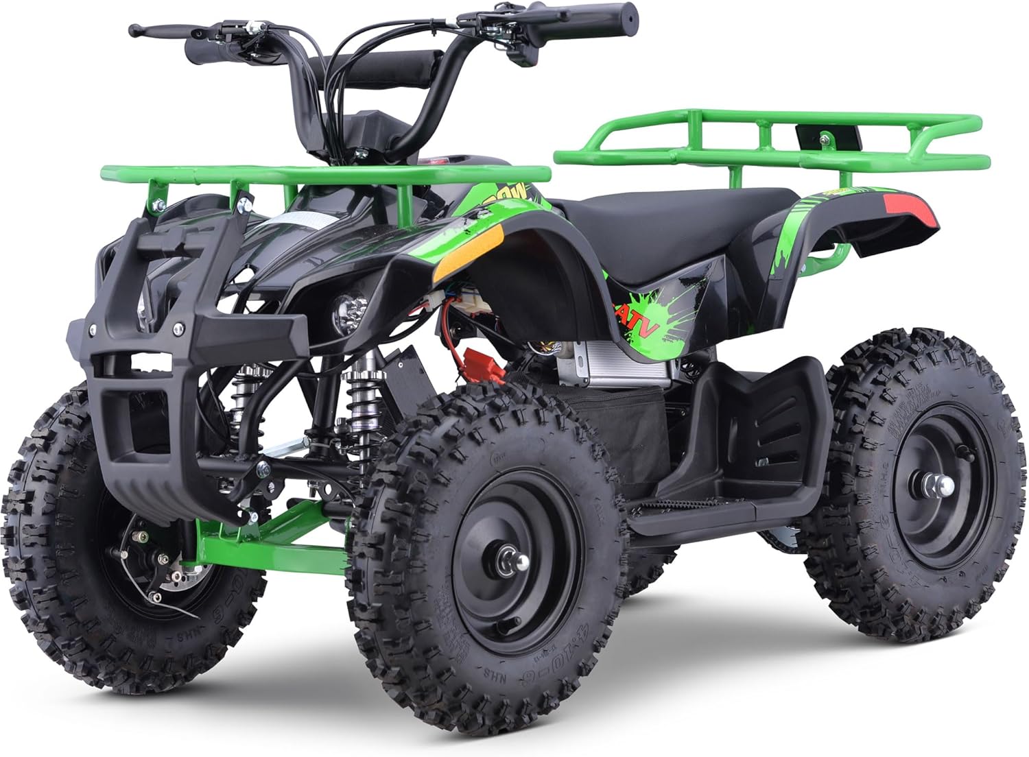 MotoTec 36v 500w Sonora Kids ATV Verde, Grande