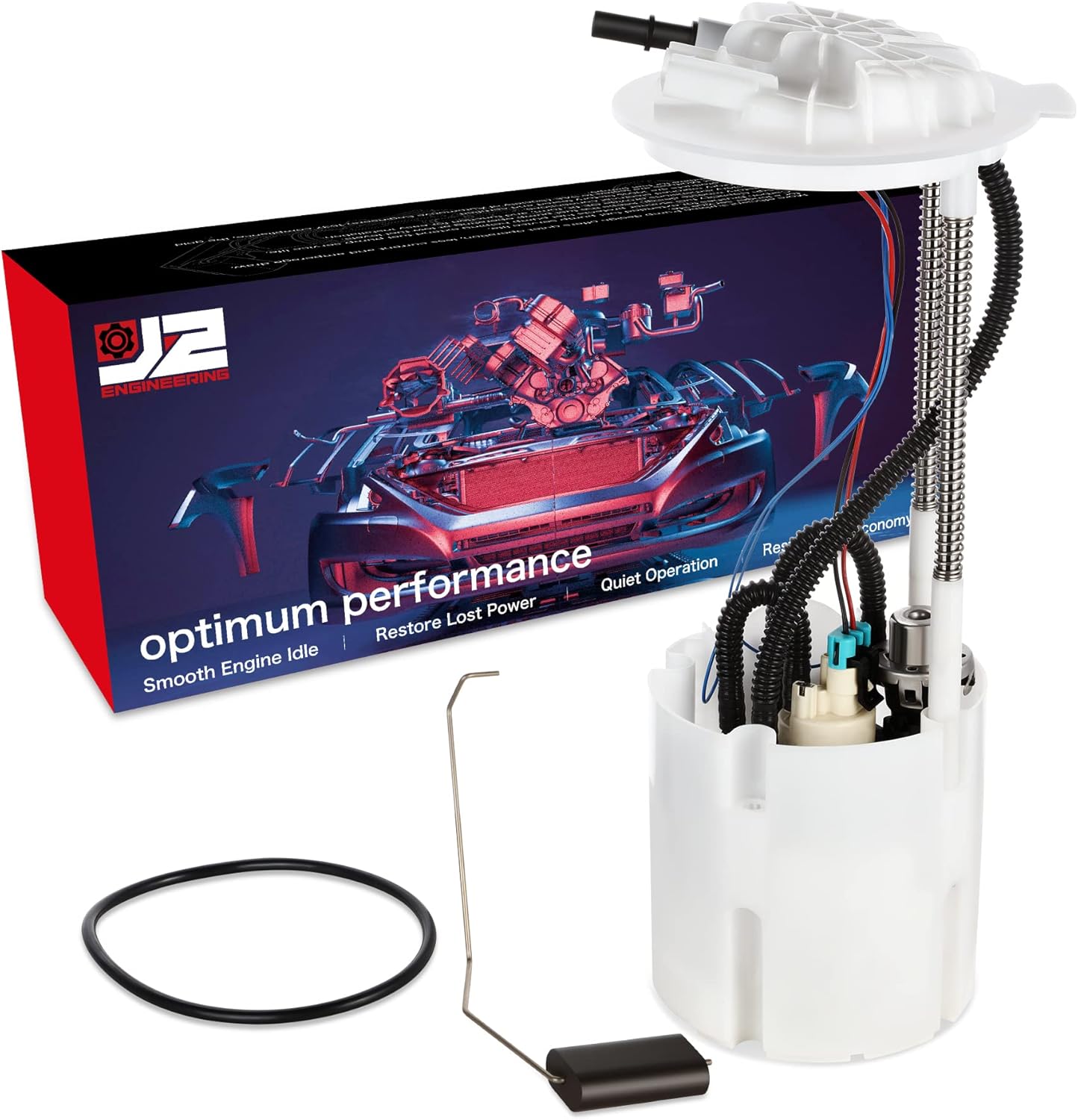 J2 Engineering J2-FPM-0074 – Módulo de montaje de bomba de combustible eléctrica compatible con Dodge Ram 1500 5.7L 2009-2010