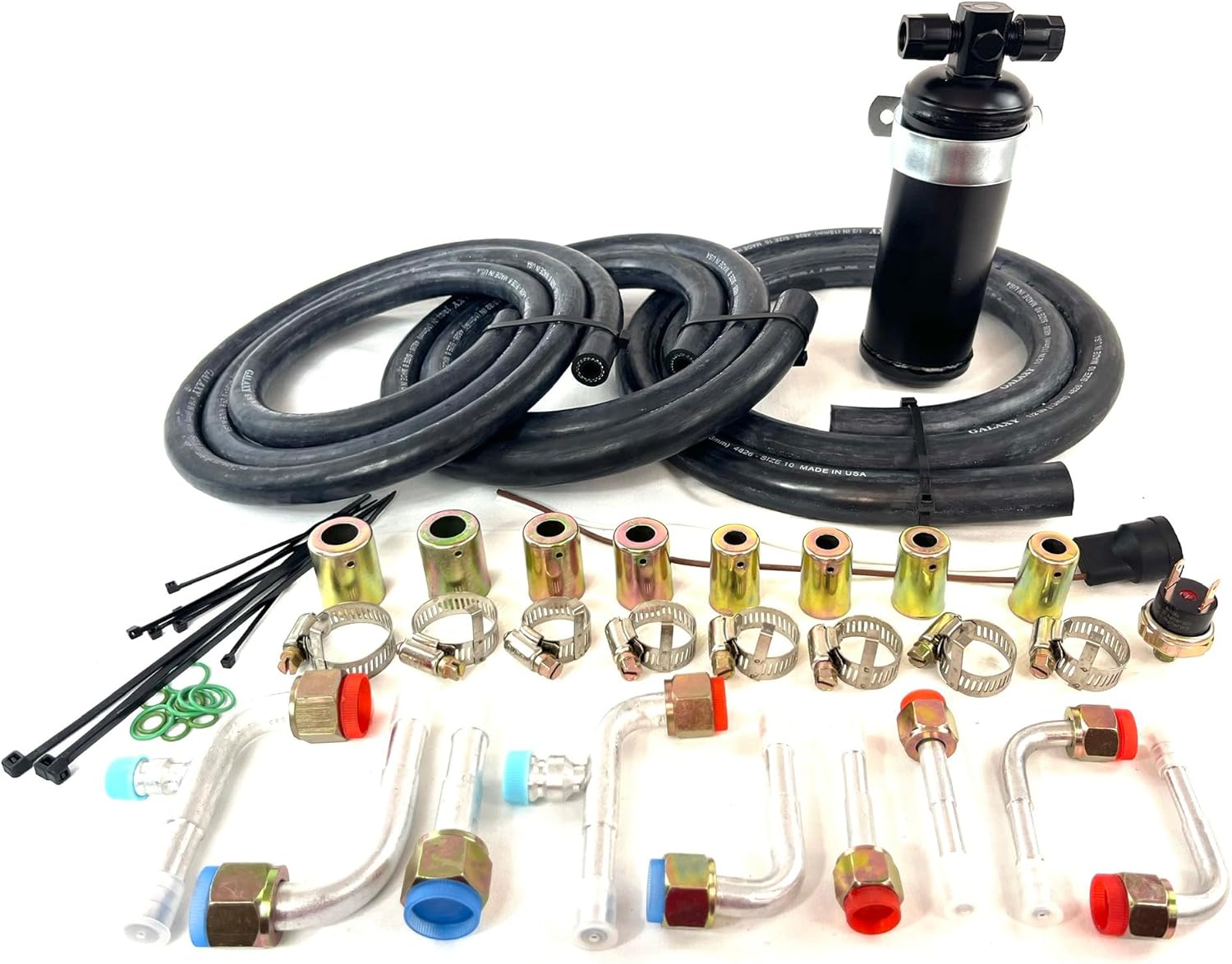 KIT AC EVAPORADOR UNIVERSAL BAJO 432-100 12V CON ARNÉS ELÉCTRICO