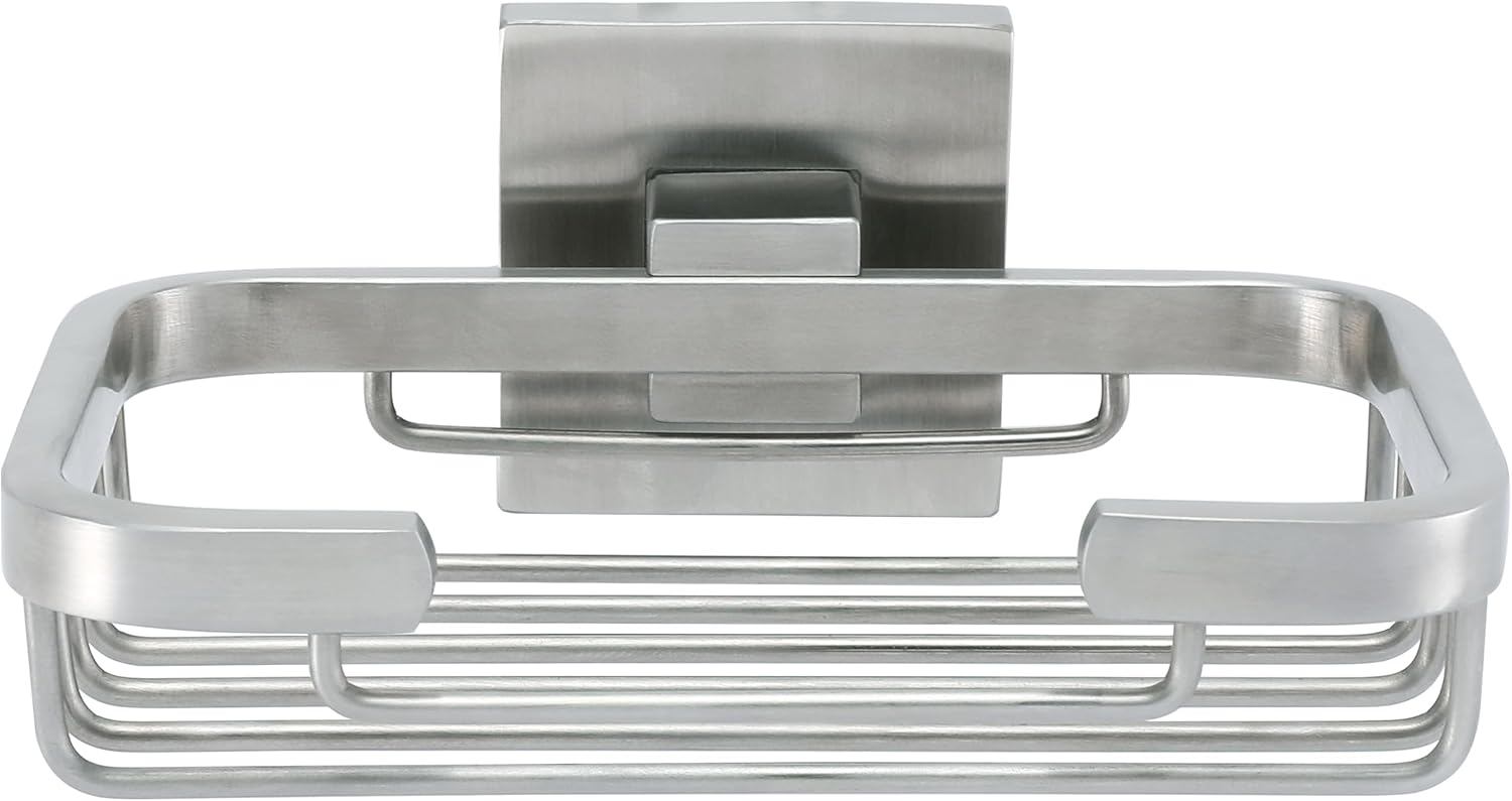 SEIDO Jabonera para pared de ducha, jabonera de acero inoxidable 304, jabonera montada en la pared, plato de baño y cocina, bandeja para jabón de