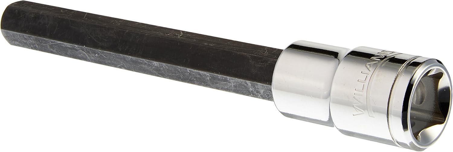 Williams JHW35296 12 “Drive Hex Long Bit Socket, 0.472 in