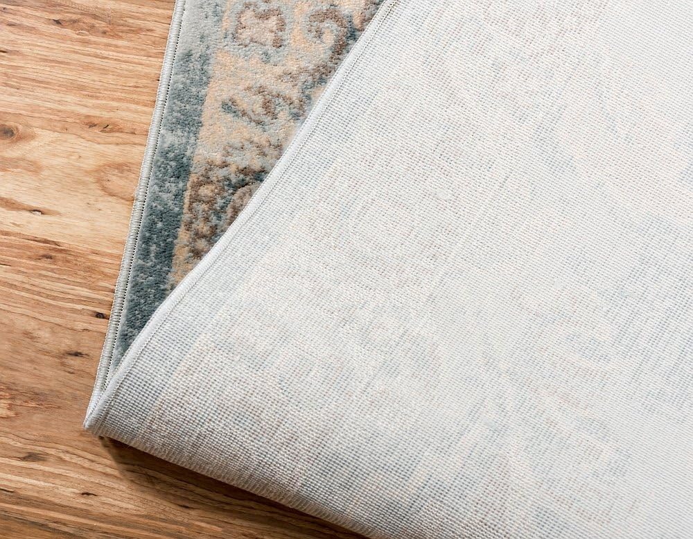 Unique Loom Paris Collection – Alfombra tradicional envejecida en tonos pastel azul claro (5 pies x 8 pies)