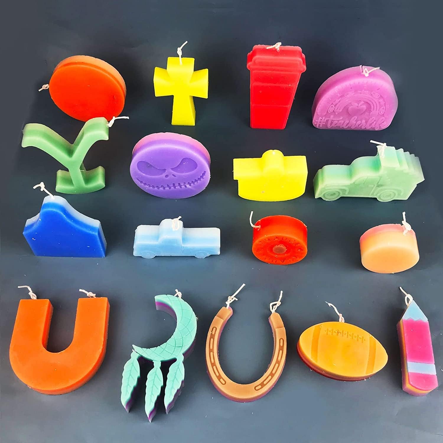 Freshie Molds – Moldes de silicona para freshies de automóvil, moldes de silicona para llavero, moldes de resina epoxi de silicona para cuentas