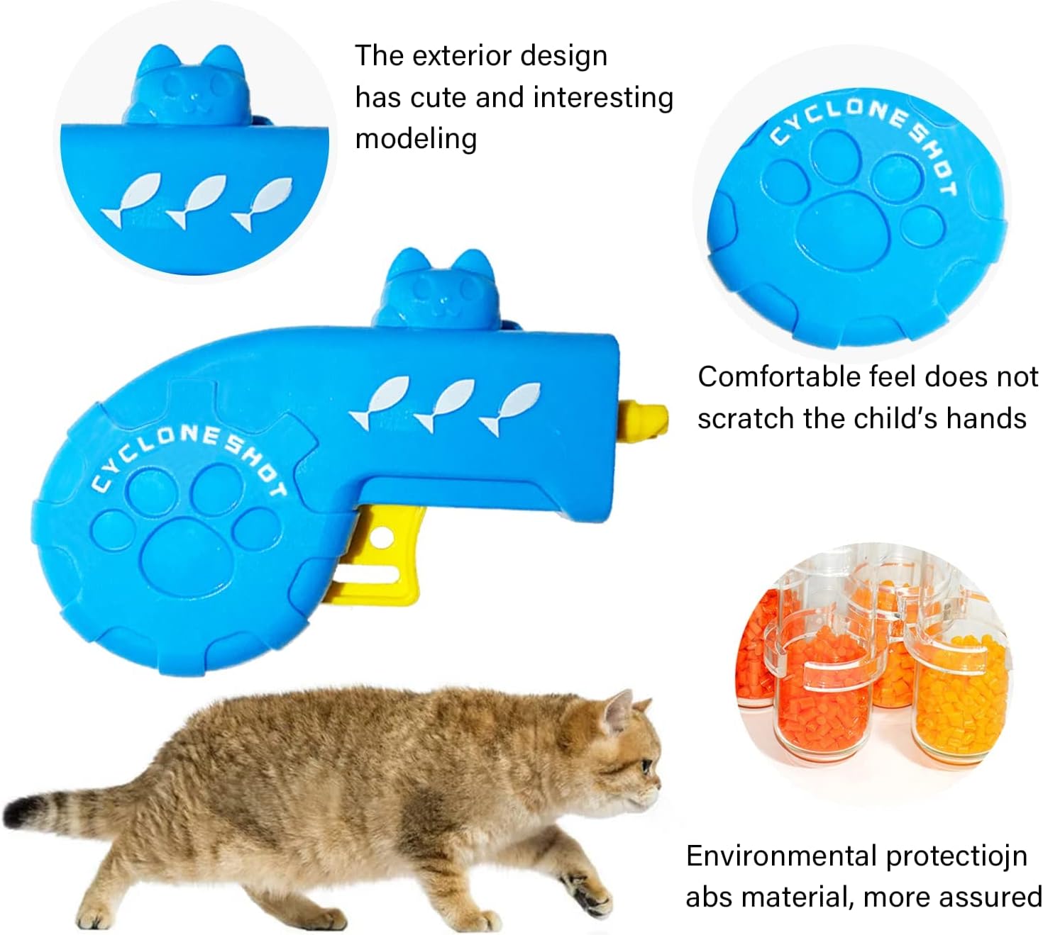 12 piezas de juguetes para gatos voladores, lanzador de platillos para interiores, juguetes de disco para entrenamiento con hélices coloridas