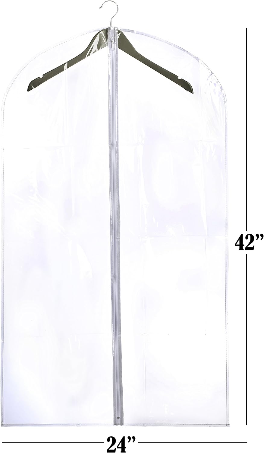 Handy Laundry Bolsa de vinilo transparente para ropa, protege tu ropa mientras viajas y sin polvo mientras cuelgas en tu armario. Ideal para