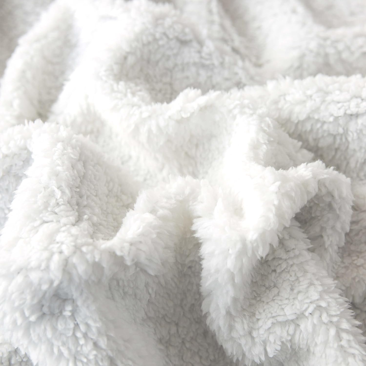 Manta de forro polar sherpa, manta suave y mullida para sofá cama, cálida y acogedora, beige, 50 x 60 pulgadas