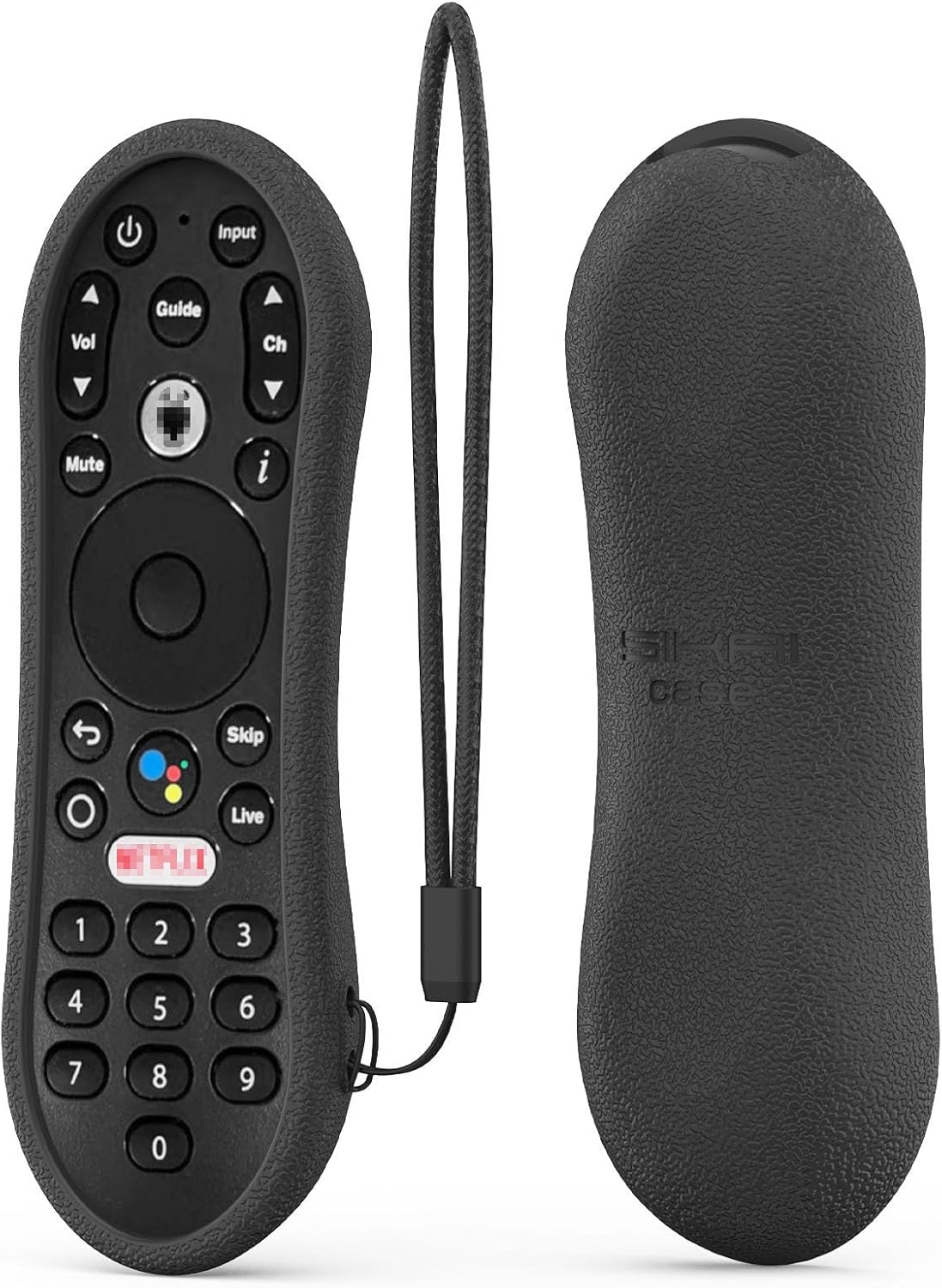 SIKAI – Funda protectora de silicona para control remoto TiVo Stream 4K, a prueba de golpes, antipérdida, para control remoto TiVo Stream 4K, con