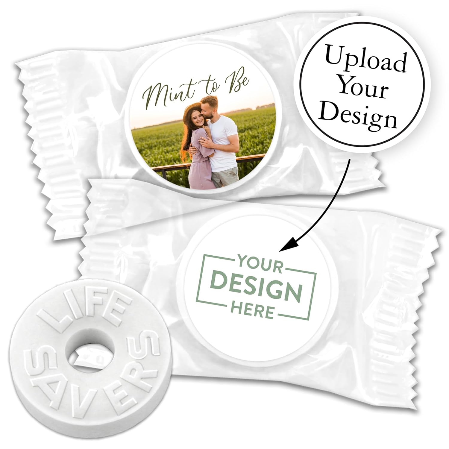 Mentas salvavidas personalizadas, mentas LifeSavers personalizadas para recuerdos de boda, baby showers, recuerdos de fiesta, totalmente montadas
