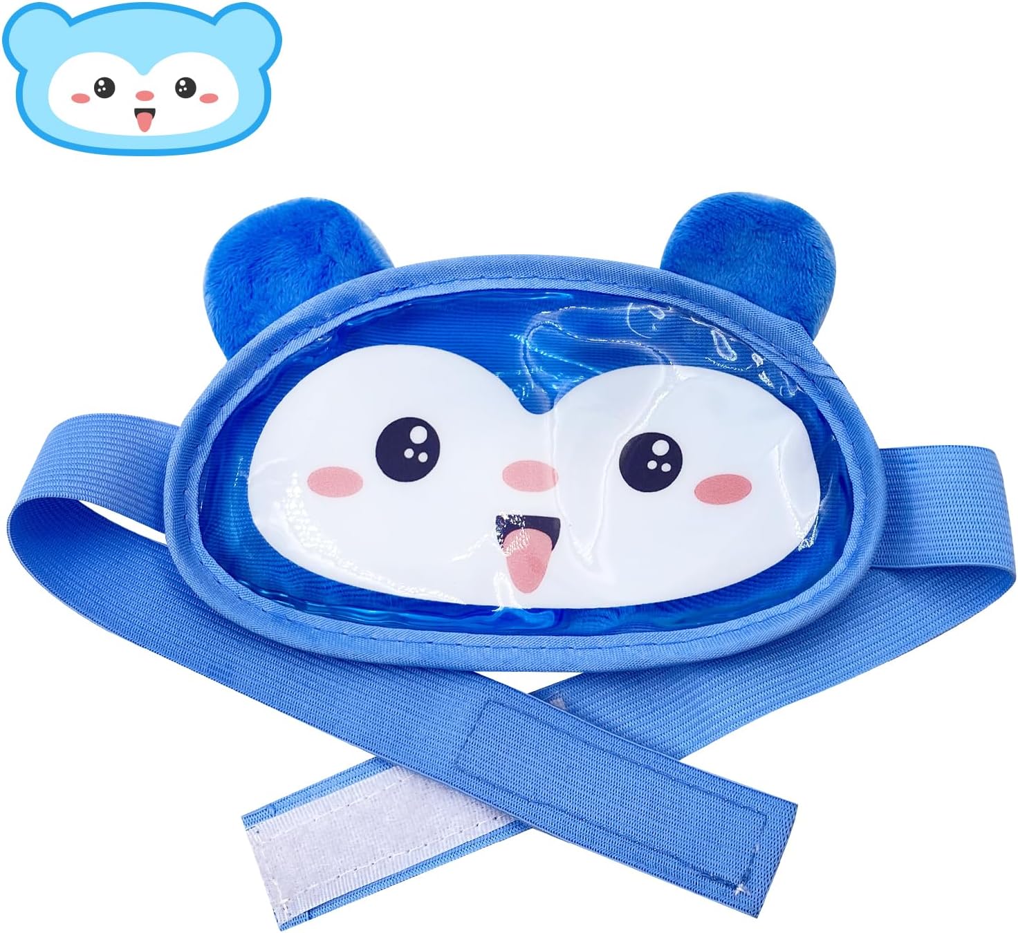Boo Boo – Paquete de hielo reutilizable para niños, reducción de fiebre auxiliar, paquete de frío caliente para lesiones de niños, muelas del