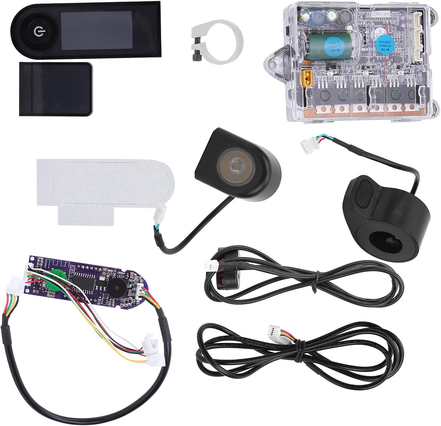 Kit de tablero de controlador de scooter eléctrico, monopatín, diaplay digital, luz trasera para XIAOMI M365  Pro
