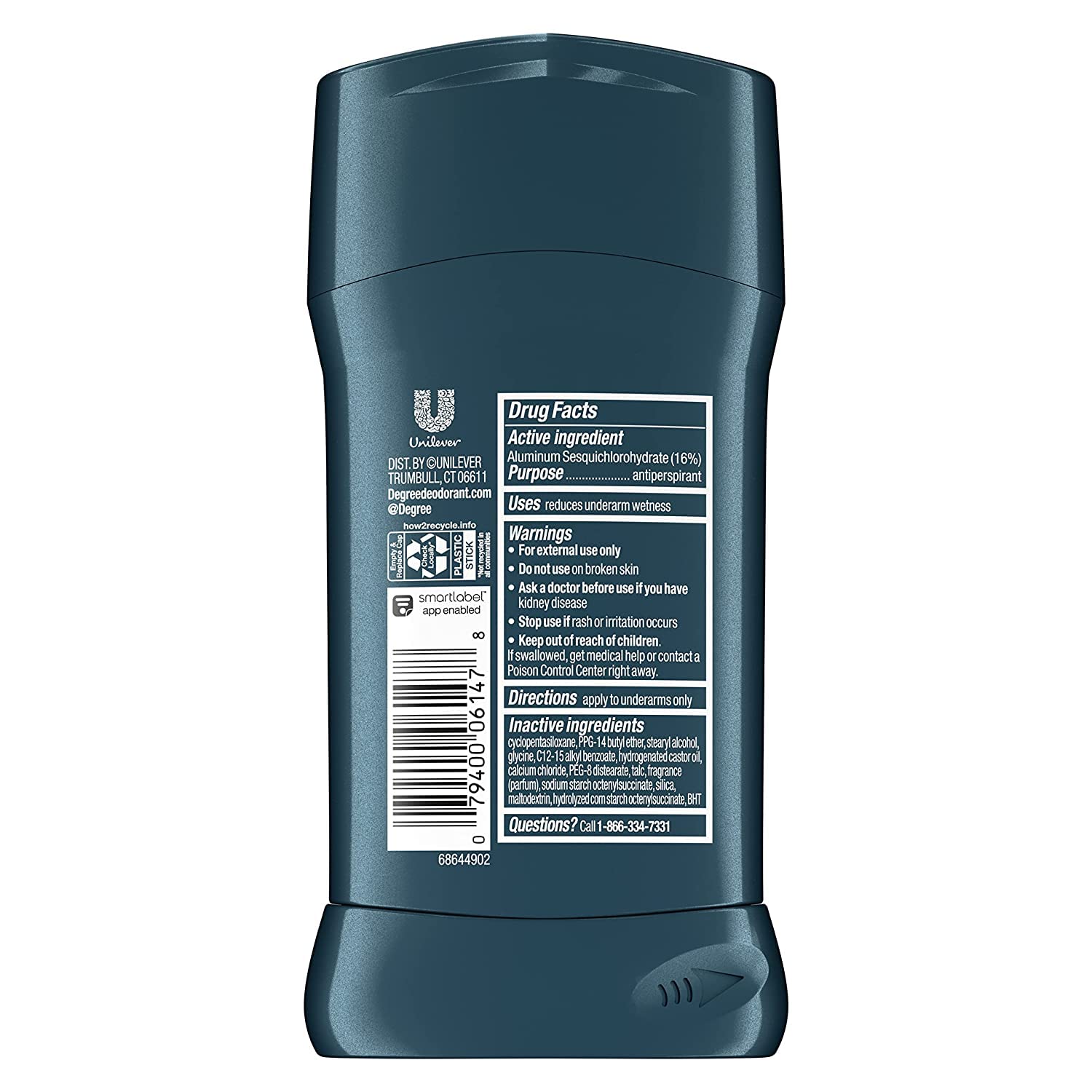 Degree Men Adventure Advanced Protection – Desodorante antitranspirante en barra, 2.7 onzas (paquete de 3)