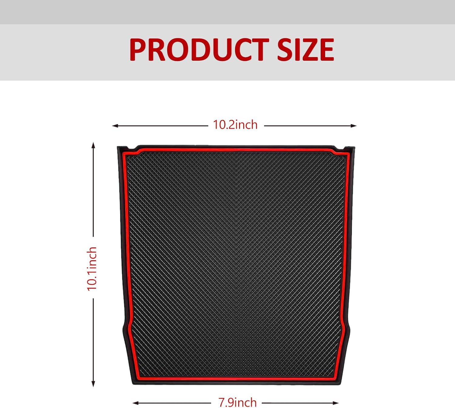 Jawmoy 1 alfombrilla antideslizante para salpicadero, de goma gruesa, accesorios de repuesto para el interior del automóvil, compatible con Subaru