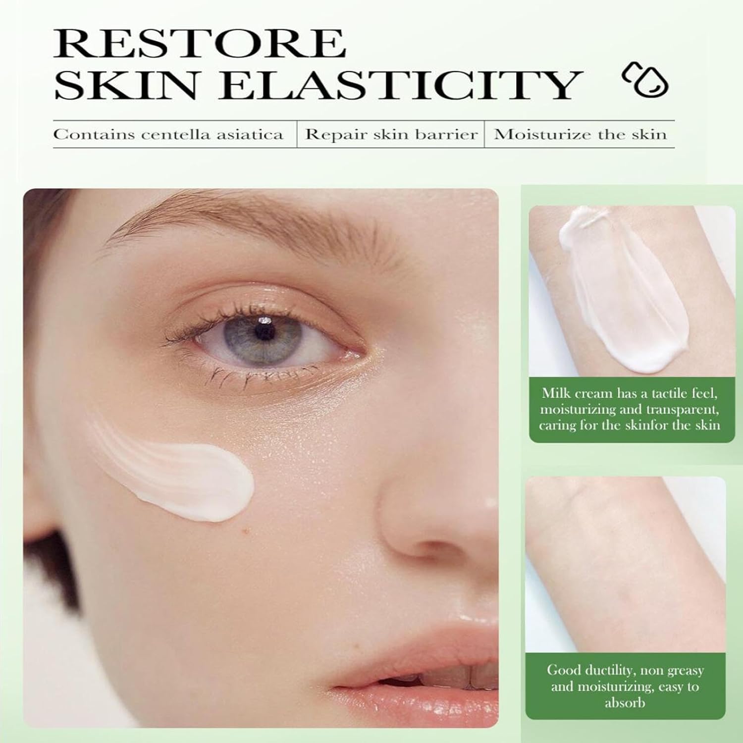 Centella Asiatica Repair Crema facial hidratante facial profundamente nutritiva e hidratante crema de día y noche calma la sequedad Levantando